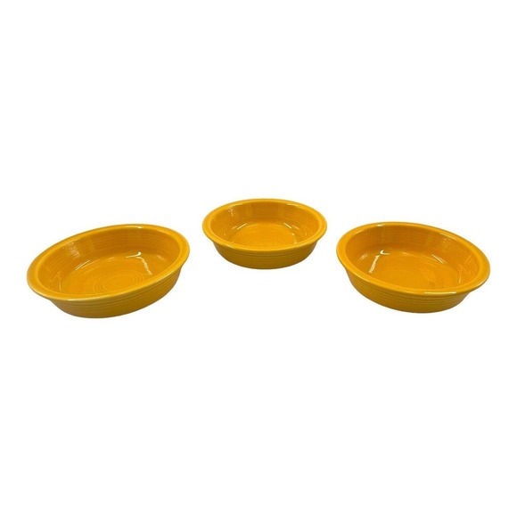 19 OZ. MEDIUM CEREAL SOUP BOWL Daffodil 6 7/8" FIESTA Lot Of 3 - Picture 7 of 10